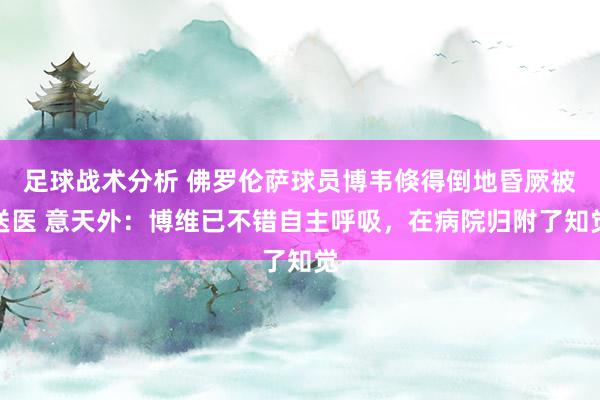 足球战术分析 佛罗伦萨球员博韦倏得倒地昏厥被送医 意天外：博维已不错自主呼吸，在病院归附了知觉