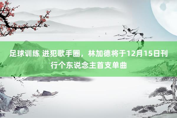 足球训练 进犯歌手圈，林加德将于12月15日刊行个东说念主首支单曲