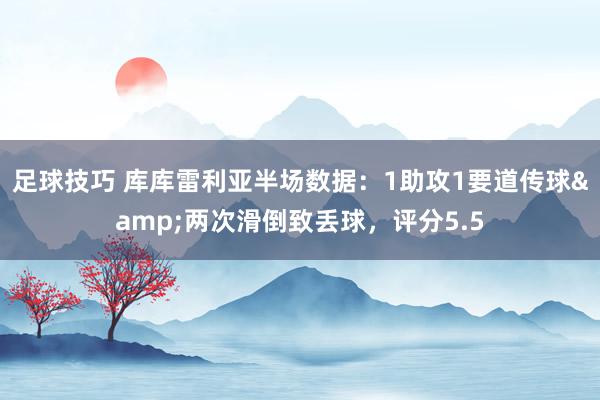 足球技巧 库库雷利亚半场数据：1助攻1要道传球&两次滑倒致丢球，评分5.5